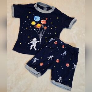 100% Cotton Astronaut‎ Pajamas Size 3